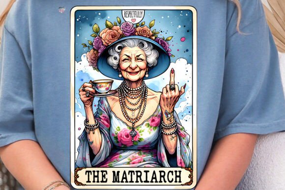 Download The Matriarch Old Lady Tarot Card PNG - Lady Collection