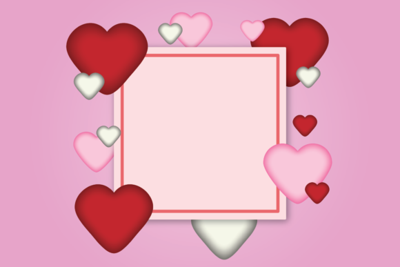 Download Valentine Background Pink Frame - Pink frame Collection
