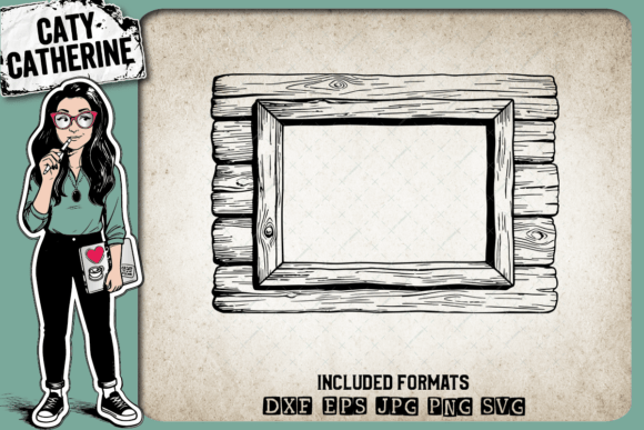 Download Rustic Wooden Frame – Home Decor SVG - Premium Resources