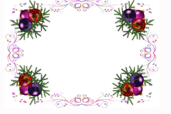 Download Christmas Pink Frame Background Xmas - Pink frame Collection