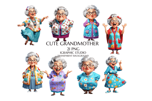 Download Funny Old Lady Clipart, Grandmother - Lady Collection